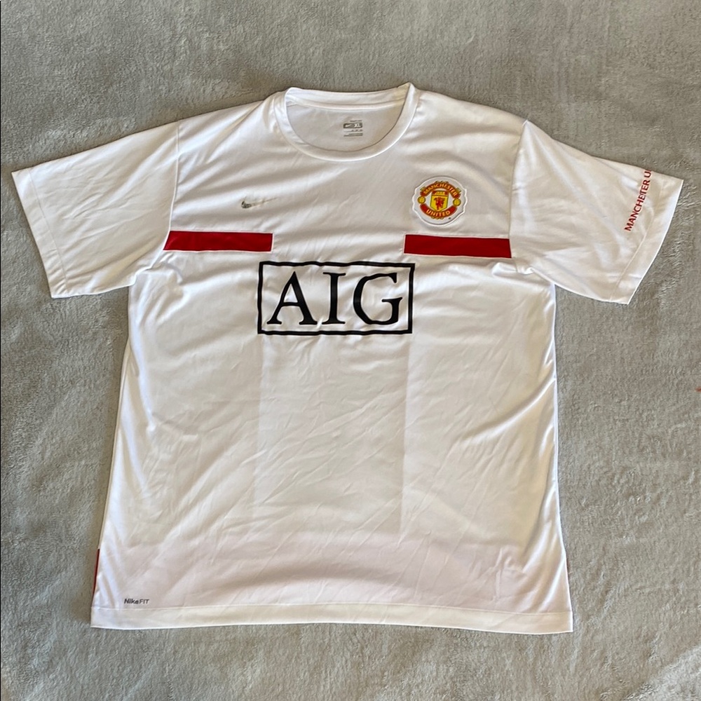 Nike Manchester United White Jersey